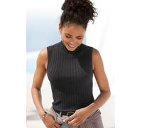 Stricktop LASCANA Gr. 36/38, schwarz Damen Tops (67728201-36) schwarz