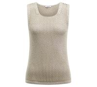 Stricktop Rundhals-Ausschnitt Peter Hahn grau 46