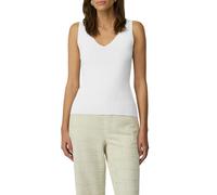 Stricktop S.OLIVER BLACK LABEL, Damen, Gr. 42, weiß, Feinstrick, Obermaterial: 63% Viskose, 37% Polyamid, unifarben, slim fit taillenbedeckt, V-Ausschnitt, Tops Stricktop, im Slim Fit (17552026-42)