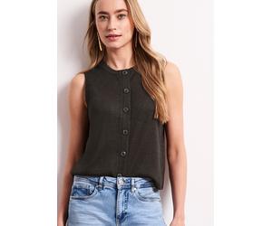 Stricktop STREET ONE, Damen, Gr. 38, espresso braun, Jersey, Obermaterial: 53% Polyester, 46% Viskose, 1% metallisierte Fasern, unifarben, regular fit hüftlang, Rundhals, Tops Stricktop, mit Glitzerde