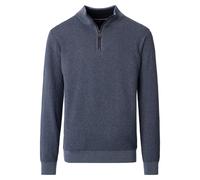 Casa Moda Regular Fit Troyer silber, Einfarbig