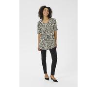 Stricktunika A-shape black offwhite M