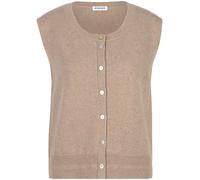 Strickweste aus Schurwolle und Kaschmir Peter Hahn beige 36