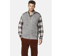 Strickweste BABISTA "Strickweste MAIALESSI", Herren, Gr. M, grau (grau melange), Obermaterial: 70% Polyacryl PAN. 30% Wolle mw., casual, regular fit normal, Westen, mit Futter aus Lammfell-Imitat (849
