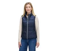 Strickweste BETTY BARCLAY "Damen mit Reißverschluss", Damen, Gr. 40, dunkelblau, Obermaterial: 100% Polyamid. Füllung: 100% Polyester., figurumspielend normal, Westen Strickweste (45374835-40) dunkelb