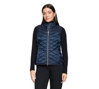 Strickweste BETTY BARCLAY "Damen mit Reißverschluss", Damen, Gr. 40, dunkelblau, Obermaterial: 100% Polyamid; Füllung: 100% Polyester, figurumspielend normal, Westen Strickweste (56416317-40) dunkelbl