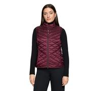 Strickweste BETTY BARCLAY "Damen mit Reißverschluss", Damen, Gr. 48, schwarz aubergine, Obermaterial: 100% Polyamid; Füllung: 100% Polyester, figurumspielend normal, Westen Strickweste (31564439-48) s