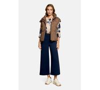 Strickweste BETTY BARCLAY "Damen mit Stehkragen", Damen, Gr. 44, schwarz coffee, Obermaterial: 100% Polyester. Futter: 100% Polyester. Füllung: 100% Polyester, gerade hüftlang, Westen Strickweste (516