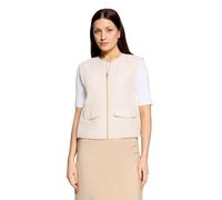 Strickweste CARTOON "Damen mit Taschen", Damen, Gr. 44, beige, Obermaterial: 100% Baumwolle, hüftlang, Rundhals, Westen Strickweste (52941655-44) beige