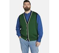 Charles Colby Strickweste Herren grün, XL