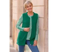 Strickweste CLASSIC BASICS, Damen, Gr. 56, grün, 100% Polyacryl, unifarben, Westen Strickweste (72885553-56) grün