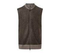 Strickweste MAERZ MUENCHEN "Maerz Muenchen 561401 Strickweste Herren Bekleidung", Herren, Gr. 56, braun, 100% Wolle (Merino), Westen Strickweste (70632261-56) braun