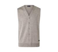 Strickweste MAERZ MUENCHEN "Maerz Muenchen 580500 Strickweste Herren Bekleidung", Herren, Gr. 56, beige, 100% Wolle (Merino), Westen Strickweste (19410343-56) beige