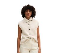 Strickweste MARC O'POLO "aus Bou arn", Damen, Gr. XXL, beige (light stone melange), Obermaterial: 84% Schurwolle, 16% Polyester, unifarben, Westen Strickweste (69857536-XXL) light stone melange