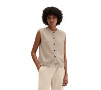 Strickweste MARC O'POLO "aus Bou arn", Damen, Gr. XXS, linen beige, Obermaterial: 78% Baumwolle, 22% Polyamid, unifarben, regular fit, Westen Strickweste (22035717-XXS) linen beige