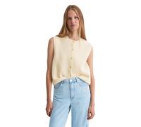 Strickweste MARC O'POLO "aus weichem Merinowolle-Mix", Damen, Gr. XXL, raw cream, Obermaterial: 80% Wolle, 20% Polyamid, unifarben, Westen Strickweste (19424650-XXL) raw cream