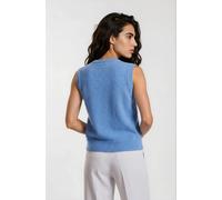 Milano Italy Strickweste mit Alpaka-Anteil in Bleu, Größe M