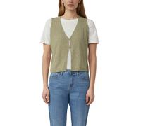 Leichte Strickweste aus Bouclé 36 olive 2174801.79X6.36