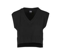 Strickweste URBAN CLASSICS "Urban Classics Ladies Soft Knit Pullunder", Damen, Gr. XL, schwarz, 76% Polyester, 10% Polyacryl, 8% Polyamid, 6% Elasthan, Westen Strickweste (18692639-XL) schwarz