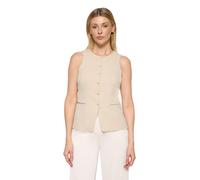 Strickweste VERA MONT "Damen mit Knopfleiste", Damen, Gr. 38, champagne sorbet, Obermaterial: 96% Polyester, 4% Elasthan. Futter: 100% Polyester, figurbetont normal, Rundhals, Westen Strickweste (7169