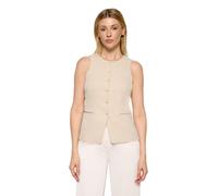 Strickweste VERA MONT "Damen mit Knopfleiste", Damen, Gr. 42, champagne sorbet, Obermaterial: 96% Polyester, 4% Elasthan. Futter: 100% Polyester, figurbetont normal, Rundhals, Westen Strickweste (7169