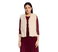 Strickweste VERA MONT "Damen unifarben", Damen, Gr. XL, beige (champagne sorbet), Obermaterial: 100% Polyester. Futter: 100% Polyester, gerade normal, V-Ausschnitt, Westen Strickweste (29869025-XL) ch
