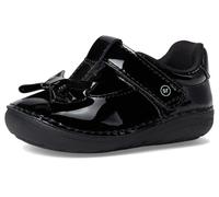 Stride Rite Baby-Mädchen Sm Ashtyn, Schwarz Lack, 5.5 Wide Toddler