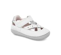Stride Rite Girl's Soft Motion Kiki 2.0 First Walker Shoe, Weiss/opulenter Garten, 5 Wide Toddler
