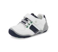 Stride Rite Kids SRT Wes Sneaker, White, 5 Wide US Unisex Toddler