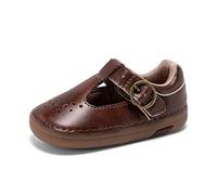 Stride Rite Mary Jane Flache Schuhe für Mädchen, Cedar, 4.5 Wide Little Kid