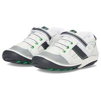 Stride Rite Soft Motion Artie Sport-Sneaker für Babys und Kleinkinder, Jungen, weiß/Marineblau, 3 Wide Infant