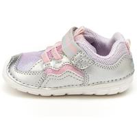 Stride Rite Soft Motion Kylo Sneaker für Mädchen, Silber/Mehrfarbig, 5.5 Wide Toddler