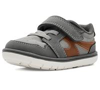 Stride Rite Unisex-Kinder-Sneaker SRT London, GRAU, 10 Wide Little Kid