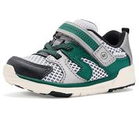Stride Rite Unisex-Kinder-Sneaker SRT Velocity, Schwarz/Grün, 22 EU