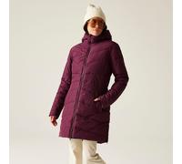 Striking V wattierte Jacke für Damen Lila