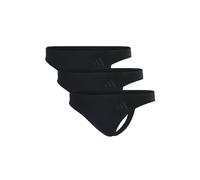 String ADIDAS ORIGINALS "String Sport Active Seamless Thongs 3P 3er Pack", Damen, Gr. M, schwarz, Obermaterial: 87% Polyamid PA. 13% Elasthan EL., Unterhosen String (62713406-M) schwarz