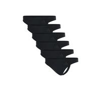 String ADIDAS ORIGINALS "String Sport Active Seamless Thongs 6P 6er Pack", Damen, Gr. XL, schwarz, Obermaterial: 87% Polyamid PA. 13% Elasthan EL., Unterhosen String (31923040-XL) schwarz