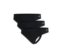 String ADIDAS ORIGINALS "String Thongs Active Light Flex 3P 3er Pack", Damen, Gr. M, schwarz, Obermaterial: 76% Polyamid PA. 24% Elasthan EL., Unterhosen String (10839037-M) schwarz