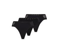 String BOSS "3P LACE", Damen, Gr. S, schwarz (schwarz 001), Obermaterial: 80% Polyamid, 20% Elasthan, körpernah, Unterhosen String (79824869-S) schwarz 001