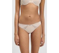 BOSS String aus Mikrofaser mit Einsätzen aus Spitze - Style THONG_B.PURE, 50545055 Hellbeige S