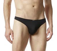 String BRUNO BANANI "CHECK LINE 2.0 STRING", Herren, Gr. 4 (S), schwarz (schwarz karo), Obermaterial: 90% Polyamid, 7% Elasthan, 3% sonstige Fasern, kariert, bequem, Unterhosen String (12035216-4)