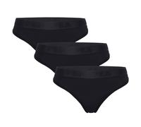 String FILA, Damen, Gr. L, schwarz, Single Jersey, Obermaterial: 95% Baumwolle, 5% Elasthan, körpernah, Unterhosen String, Baumwollmix, elastisch, Logobund (28461624-L) schwarz