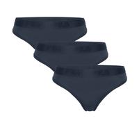 String FILA, Damen, Gr. XS, blau (navy), Single Jersey, Obermaterial: 95% Baumwolle, 5% Elasthan, körpernah, Unterhosen String, Baumwollmix, elastisch, Logobund (52442636-XS) navy