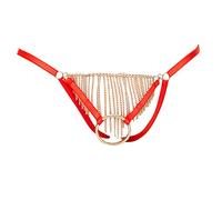 String Herren G-String Manner Tanga Sexy Reizunterwäsche Dessous Erotische Unterwäsche Gay Erotische Unterwäsche Sexy Unterhosen Low-Rise Sportunterwäsche Rot Einheitsgröße