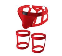 String Herren Tanga Jockstrap Männertanga Reizunterwäsche Sexy Reizwäsche Erotische Unterwäsche Erotische Unterwäsche Gay Unterhosen Sexy Atmungsaktiv Sportunterwäsche Rot XXL