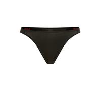 String HUGO UNDERWEAR "HUGO ID", Damen, Gr. XL, schwarz 001, Jersey, Obermaterial: 93% Baumwolle, 7% Elasthan, körpernah, Unterhosen String (46068343-XL) schwarz 001