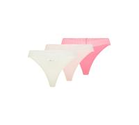 String HUGO UNDERWEAR "Lace", Damen, Gr. L, 3 Stk., open miscellaneous 961, Jersey, Obermaterial: 95% Baumwolle, 5% Elasthan, körpernah, Unterhosen String, mit Spitzeneinsatz (30352751-L) open miscell