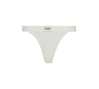 String HUGO UNDERWEAR "STRING RED LABEL", Damen, Gr. M (38), beige (natural 102), Jersey, Obermaterial: 93% Baumwolle, 7% Elasthan, kontrastfarbene Details, unifarben, körpernah, Unterhosen String, mi