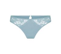 String HUNKEMÖLLER "Andrea Thong", Damen, Gr. L, blau, 92% Polyamid, 8% Elasthan, Unterhosen String (28439318-L) blau