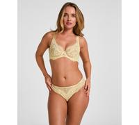 String HUNKEMÖLLER "Daisy Thong", Damen, Gr. M, gelb, 90% Polyamid, 10% Elasthan, Unterhosen String (24727029-M) gelb